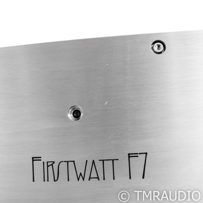 First Watt F7 Stereo Power Amplifier; Silver