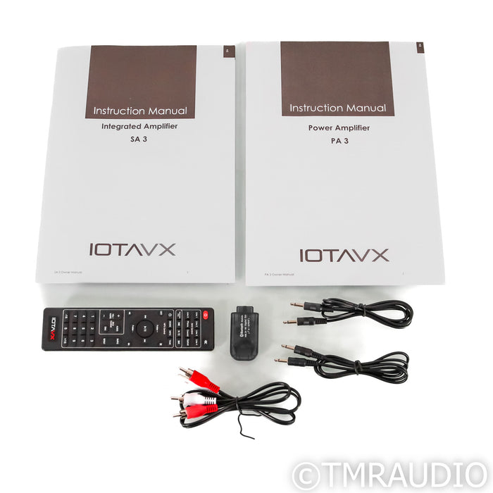IOTAVX SA3 Stereo Integrated Amplifier; w/ PA3 Stereo Power Amplifier