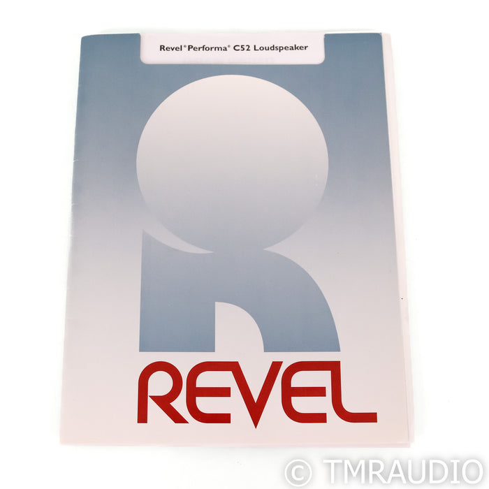 Revel Performa C52 Center Channel Speaker; Cherry