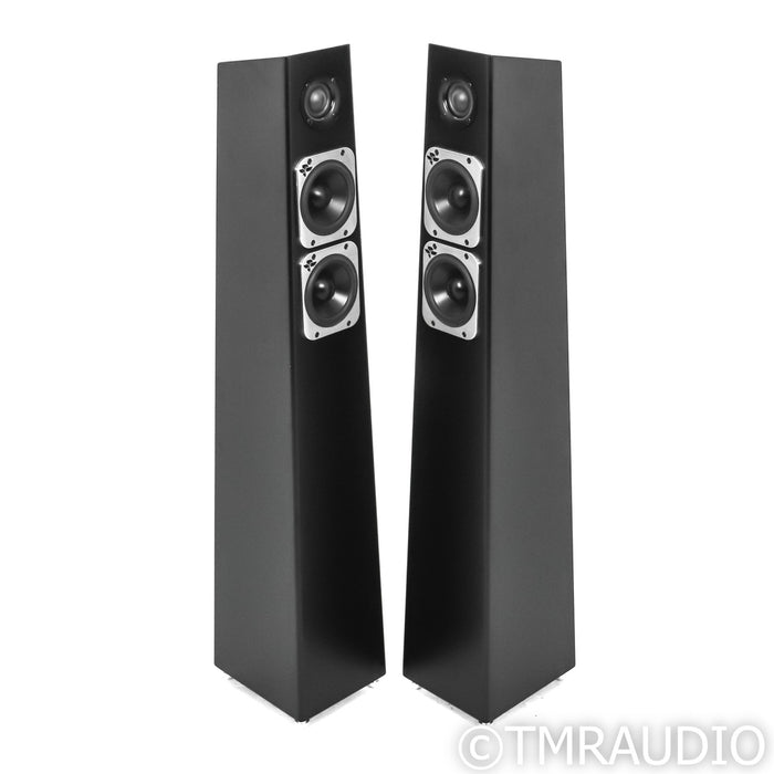 Totem Acoustic Tribe Tower Floorstanding Speakers; Satin Black Pair (Open Box)