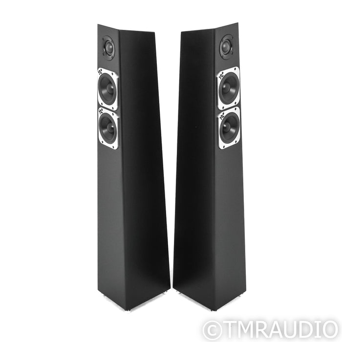 Totem Acoustic Tribe Tower Floorstanding Speakers; Satin Black Pair (Open Box)