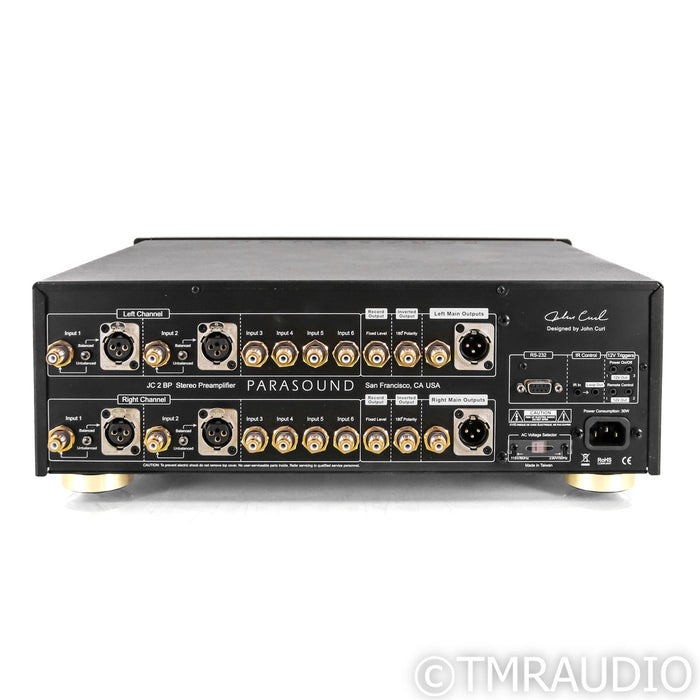 Parasound Halo JC2 BP Stereo Preamplifier; JC-2 with Bypass; Black