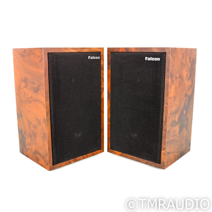 Falcon Acoustics LS3/5A Silver Badge Bookshelf Speakers; Walnut Pair