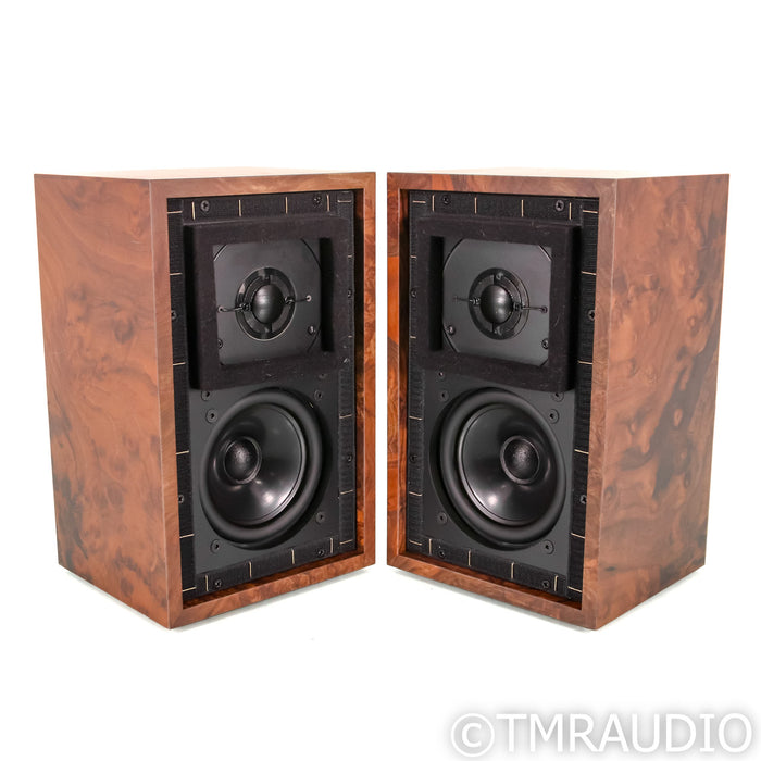 Falcon Acoustics LS3/5A Silver Badge Bookshelf Speakers; Walnut Pair