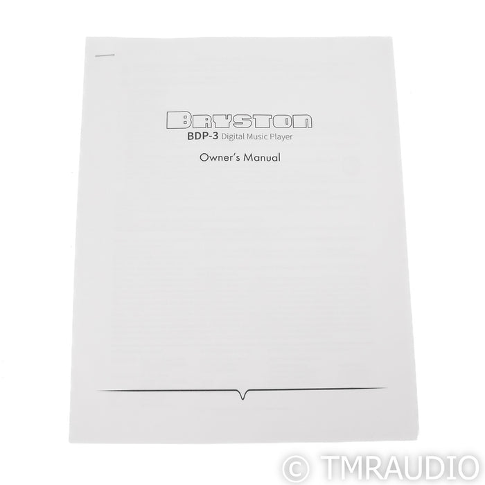 Bryston BDP3 Network Streamer / Server