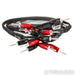 AudioQuest Obsidian Bi-Wire Speaker Cables; 8ft Pair; 72v DBS