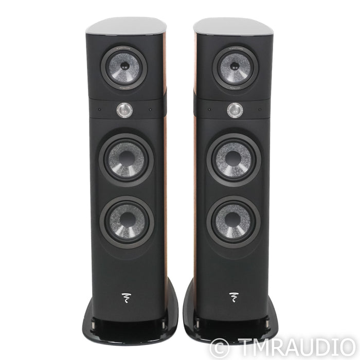 Focal Sopra No. 3 Floorstanding Speakers; Dogato Walnut Pair