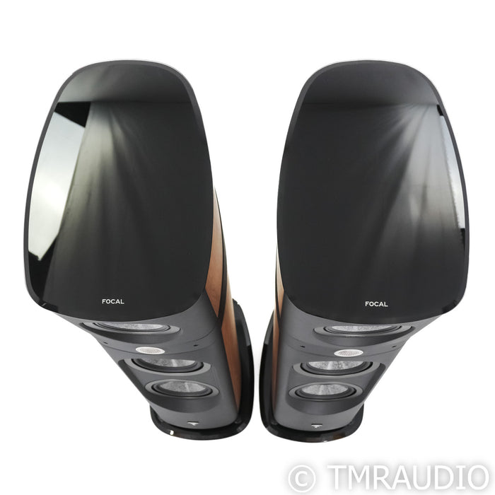 Focal Sopra No. 3 Floorstanding Speakers; Dogato Walnut Pair