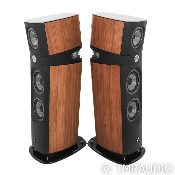 Focal Sopra No. 3 Floorstanding Speakers; Dogato Walnut Pair