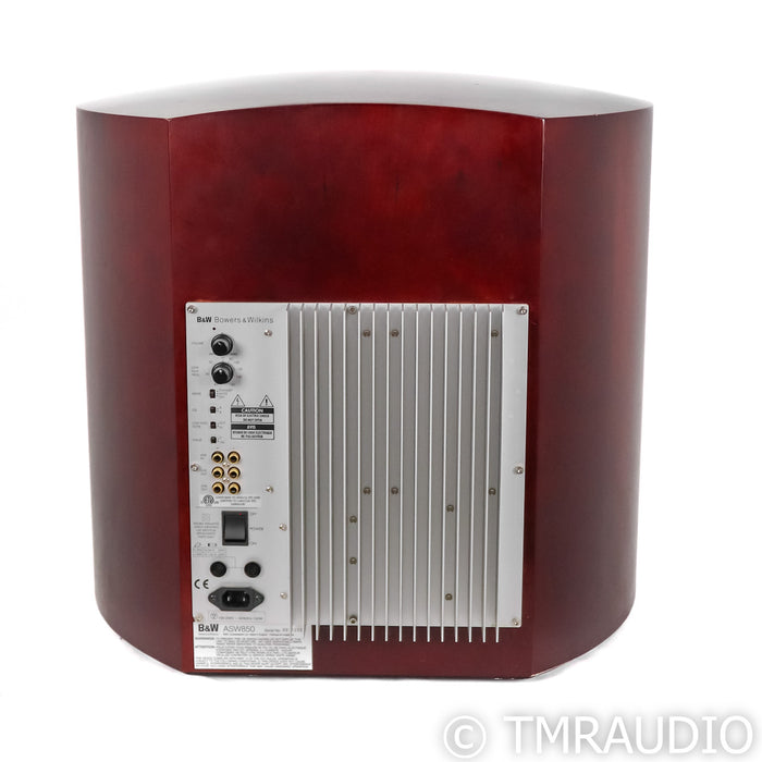 B&W ASW850 15" Powered Subwoofer; Red Cherry