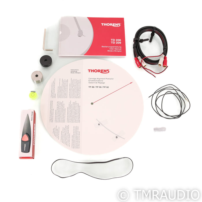 Thorens TD 209 Belt Drive Turntable; Black; TAS 267 MM Cartridge
