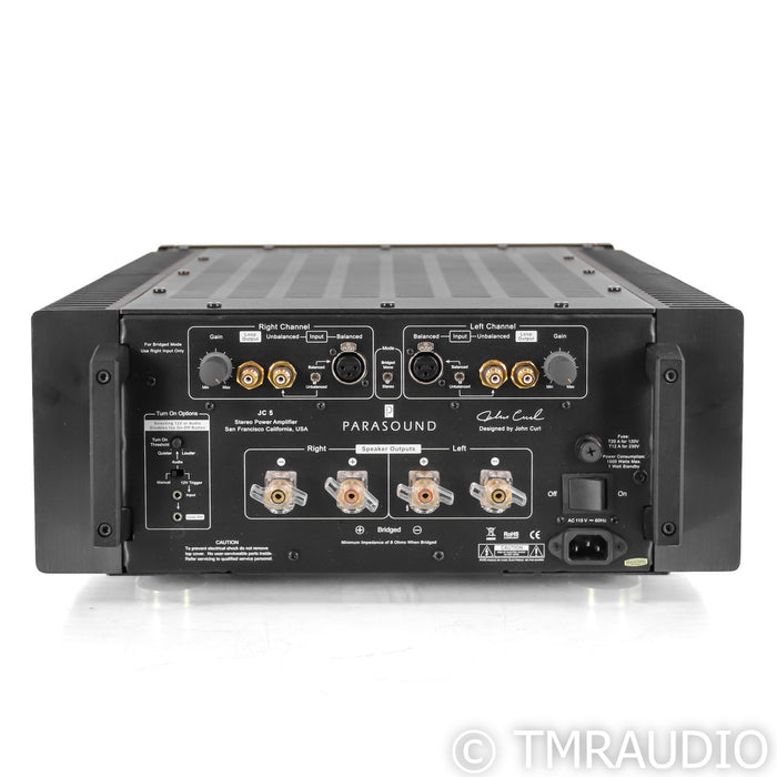 Parasound JC5 Stereo Power Amplifier; Black