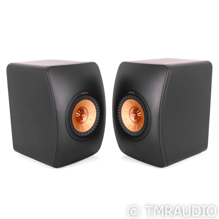 KEF LS50 Meta Bookshelf Speakers; Black Pair
