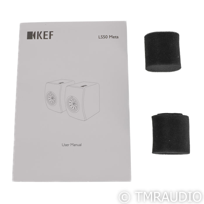 KEF LS50 Meta Bookshelf Speakers; Black Pair