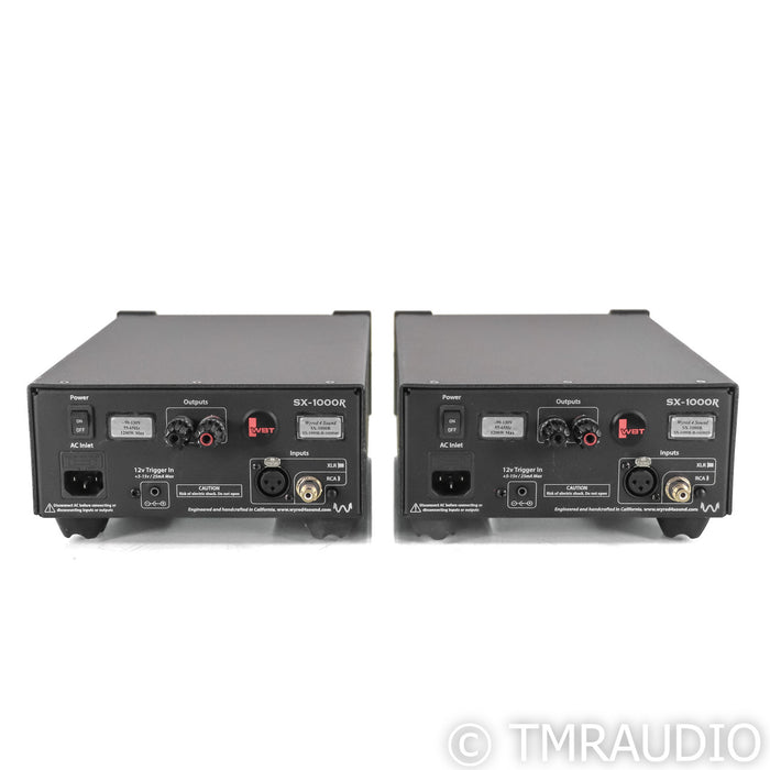 Wyred 4 Sound SX-100R Mono Power Amplifier; Black Pair; SX100R