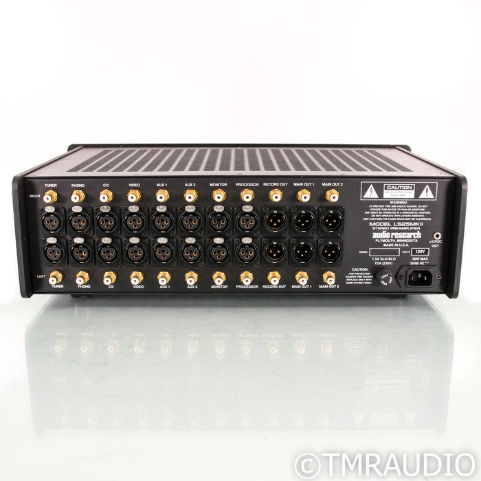 Audio Research LS25 MkII Stereo Tube Preamplifier; Black
