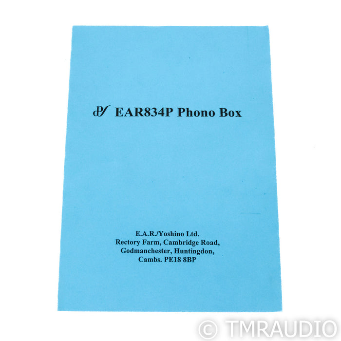 EAR 834P Tube MM / MC Phono Preamplifier; E.A.R.; 834-P