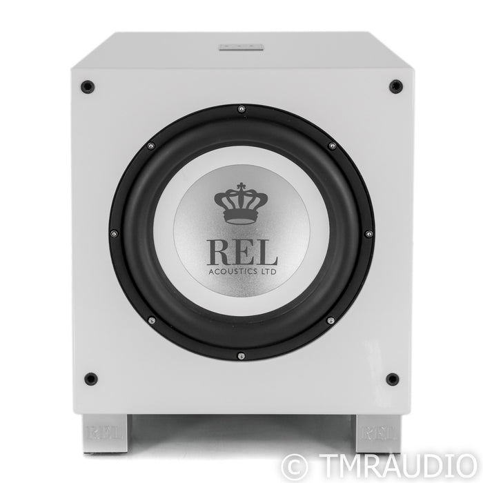 REL T/9i 10" Powered Subwoofer; Piano White