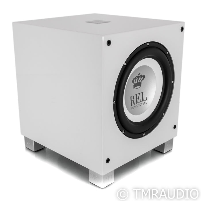 REL T/9i 10" Powered Subwoofer; Piano White