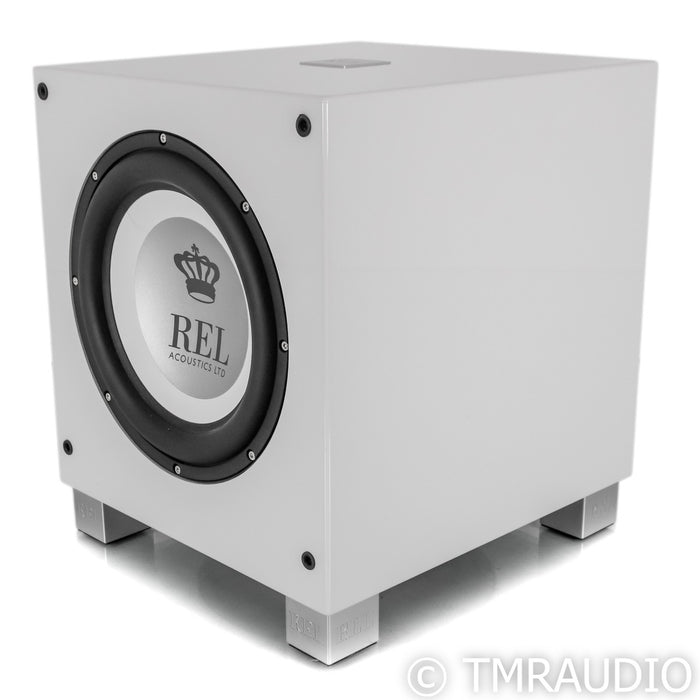 REL T/9i 10" Powered Subwoofer; Piano White