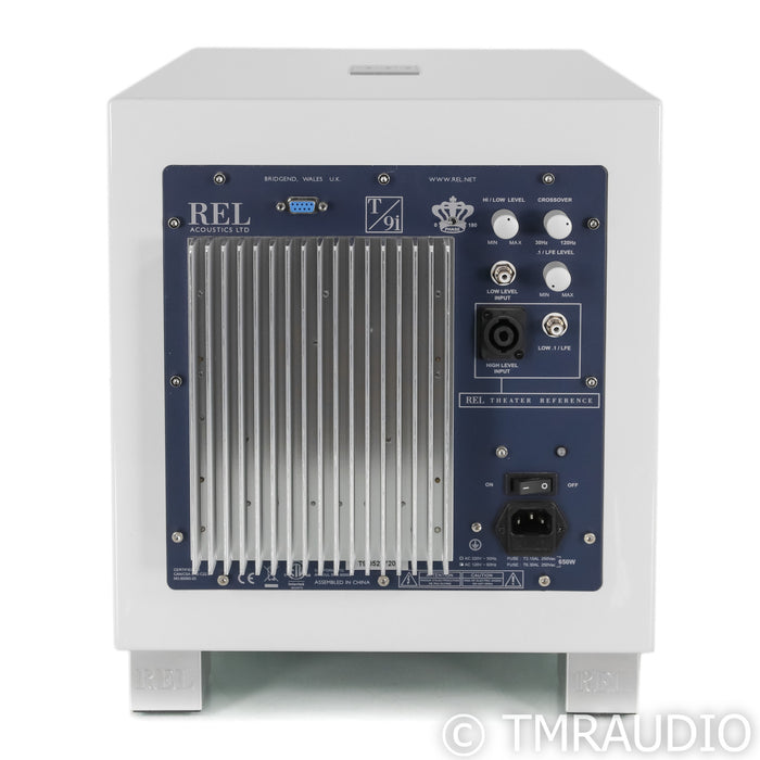REL T/9i 10" Powered Subwoofer; Piano White