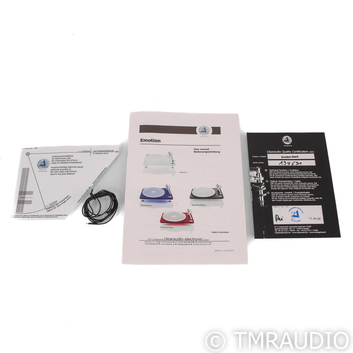 Clear Audio Emotion Belt Drive Turntable; Black