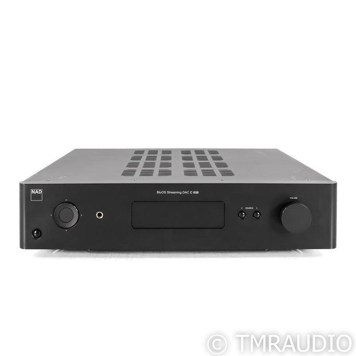 NAD C 658 BluOS Streaming DAC; MDC Upgrade Module; MM Phono; Black