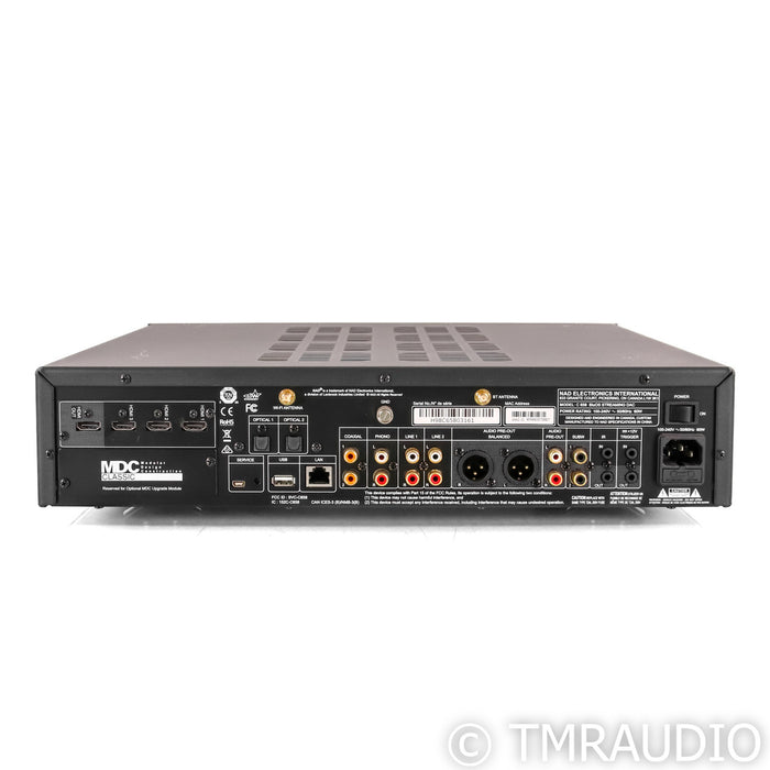 NAD C 658 BluOS Streaming DAC; MDC Upgrade Module; MM Phono; Black
