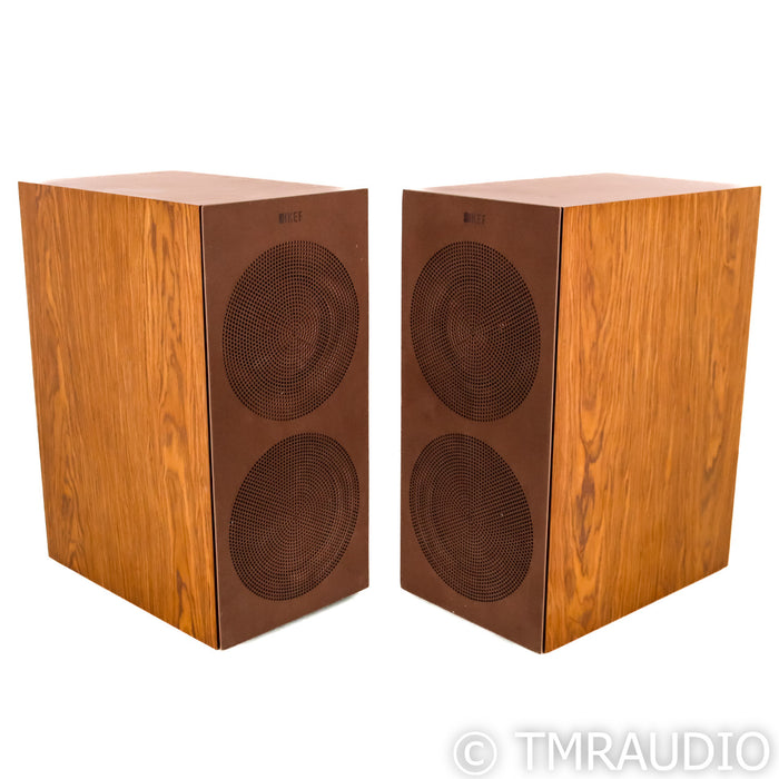 KEF R3 Bookshelf Speakers; Walnut Pair