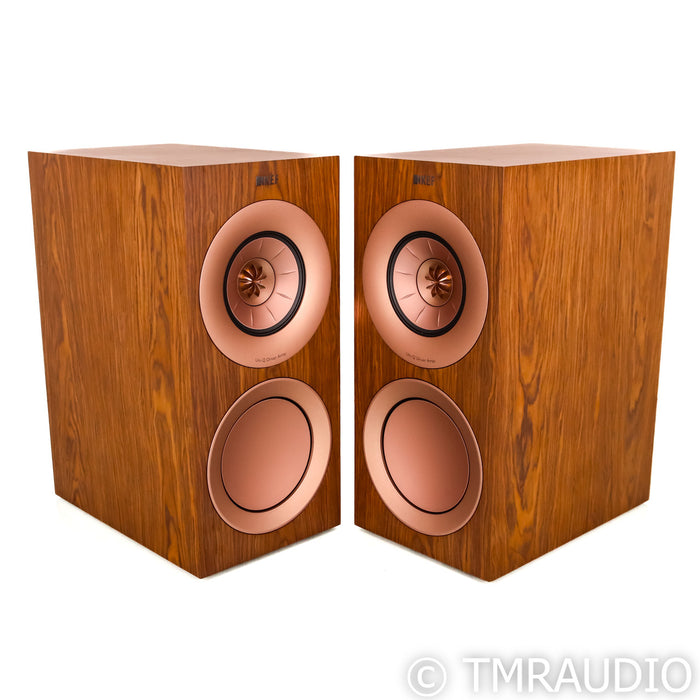 KEF R3 Bookshelf Speakers; Walnut Pair