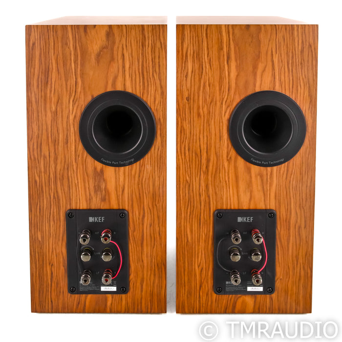 KEF R3 Bookshelf Speakers; Walnut Pair