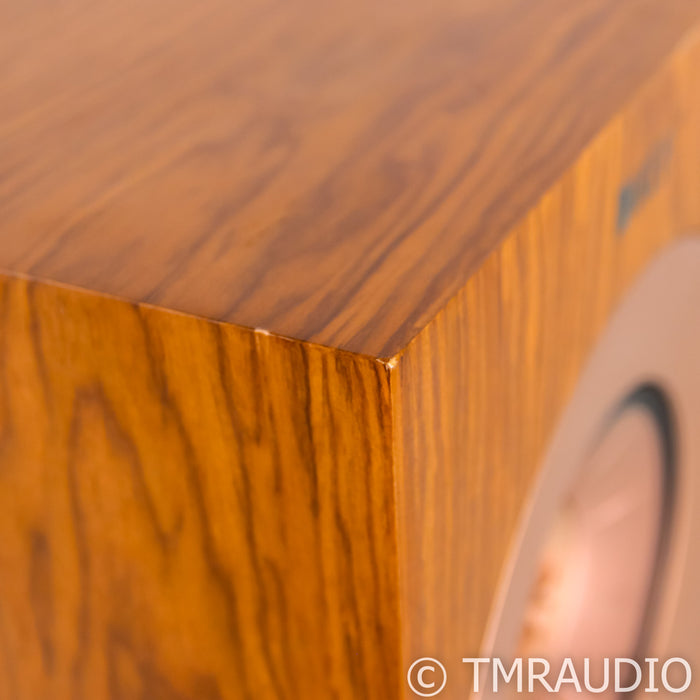 KEF R3 Bookshelf Speakers; Walnut Pair