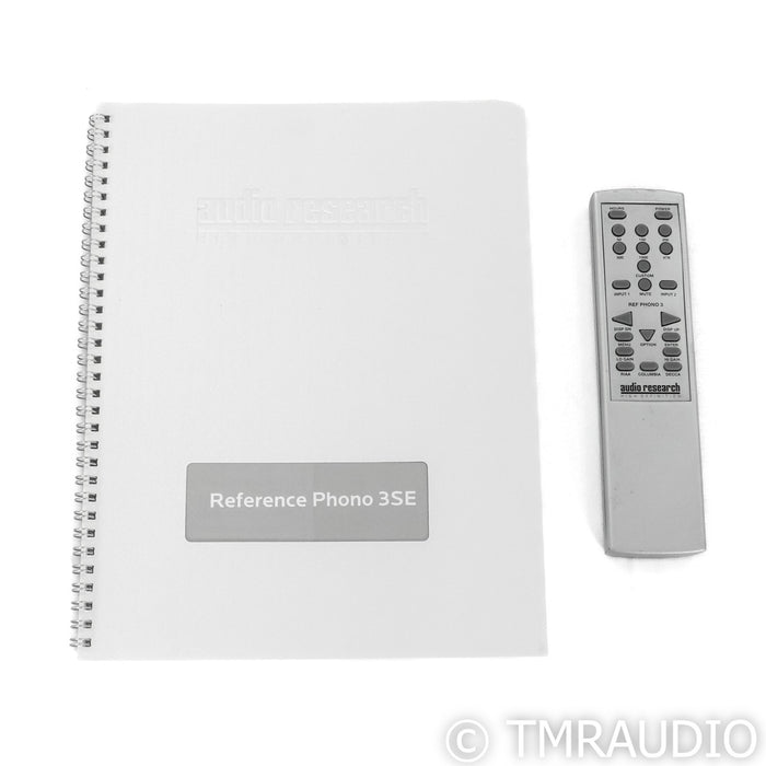 Audio Research Reference Phono 3SE Tube Phono Preamplifier; 3-SE; Silver; MM / MC
