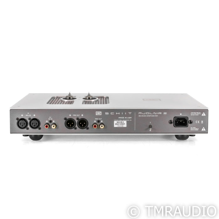 Schiit Mjolnir 2 Tube Headphone Amplifier; Silver