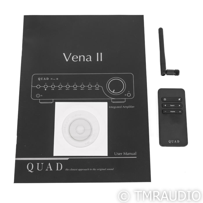 Quad Vena II Stereo Integrated Amplifier; MM Phono; Gray