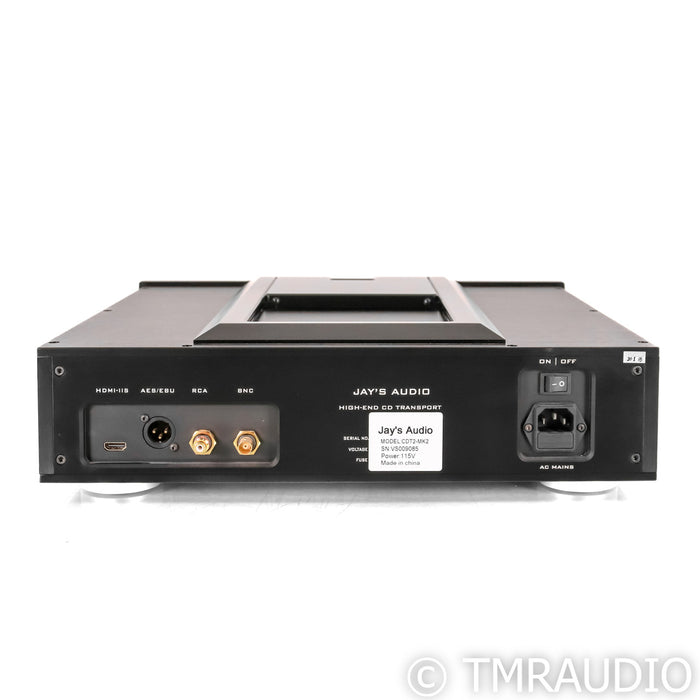 Jay's Audio CDT2-MK2 CD Transport; Black