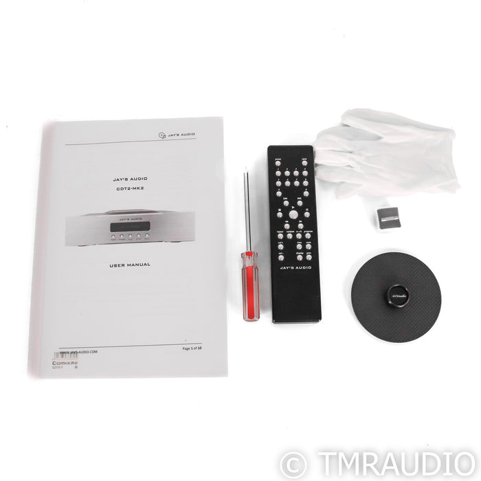 Jay's Audio CDT2-MK2 CD Transport; Black