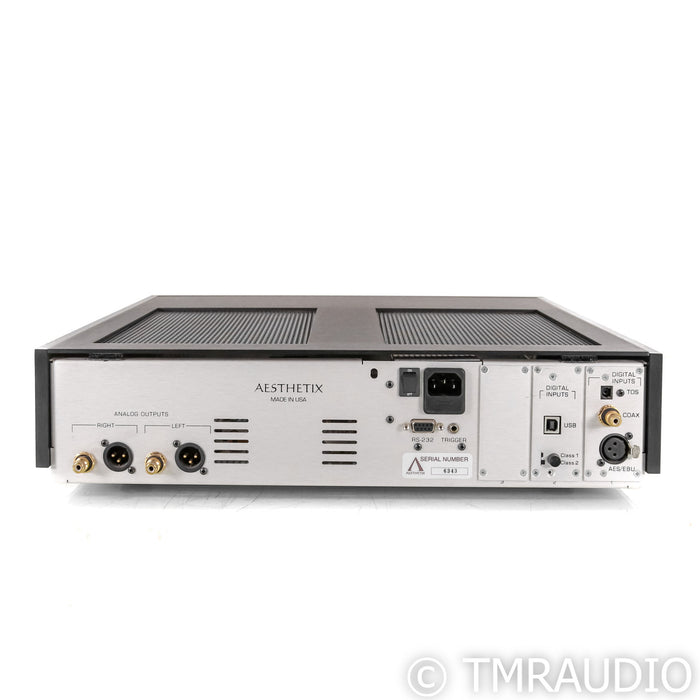 Aesthetix Romulus Tube Hybrid CD Player / DAC; Silver
