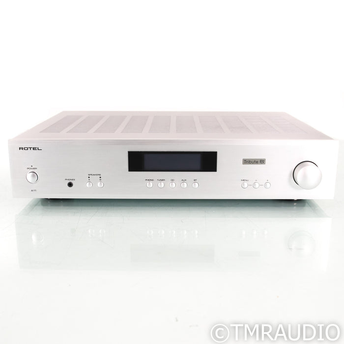 Rotel A11 Tribute Stereo Integrated Amplifier; MM Phono; Silver