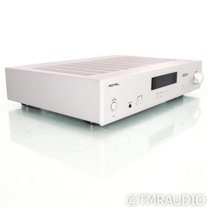 Rotel A11 Tribute Stereo Integrated Amplifier; MM Phono; Silver