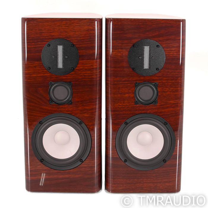 Philharmonic Audio BMR Monitor Bookshelf Speakers; Rosewood Pair; RAAL Ribbon