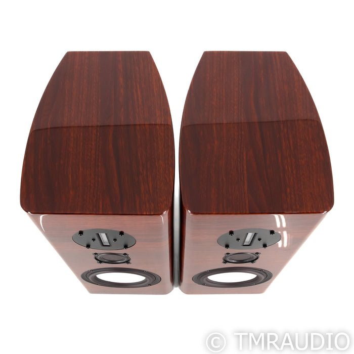Philharmonic Audio BMR Monitor Bookshelf Speakers; Rosewood Pair; RAAL Ribbon