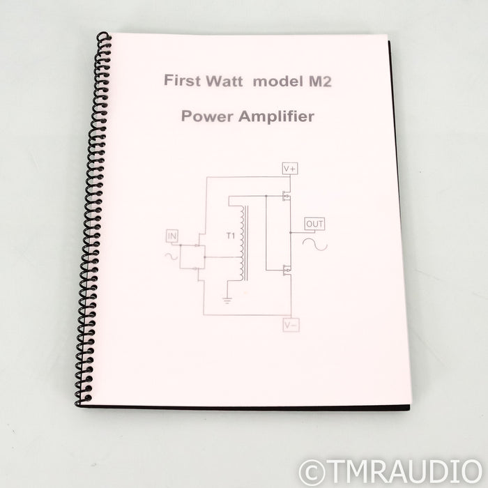 First Watt M2 Stereo Power Amplifier
