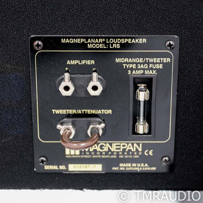 Magnepan LRS Magneplanar Floorstanding Speakers; Black Pair