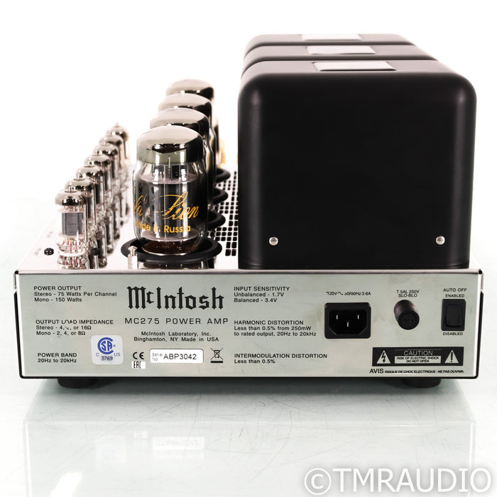 McIntosh MC275 MKVI Stereo / Mono Tube Power Amplifier