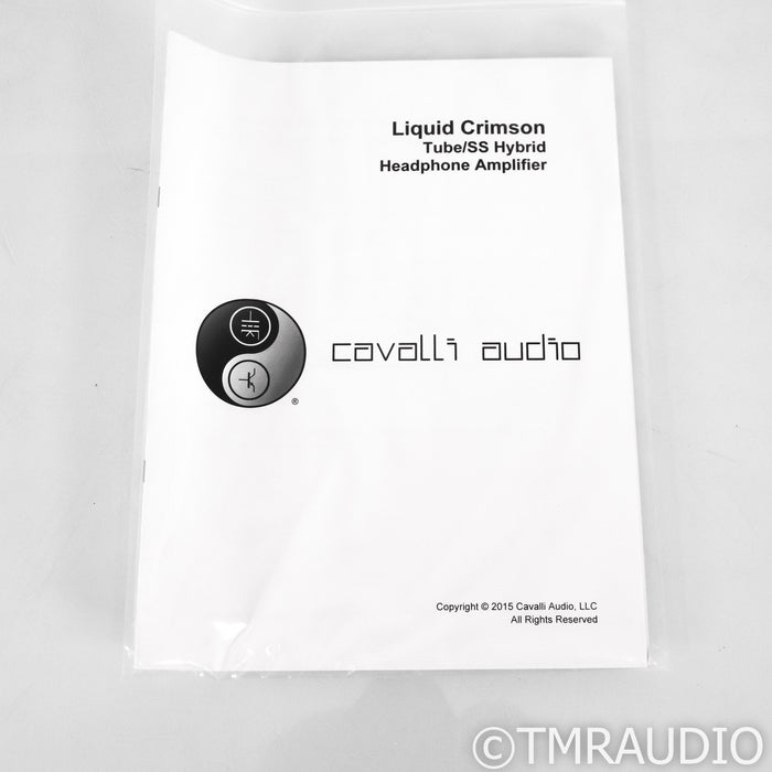 Cavalli Audio Liquid Ceimson Tube Hybrid Headphone Amplifier