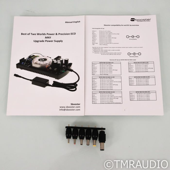 SBooster BOTW P&P ECO MkII DC Power Supply; Power & Precision; 18-19V