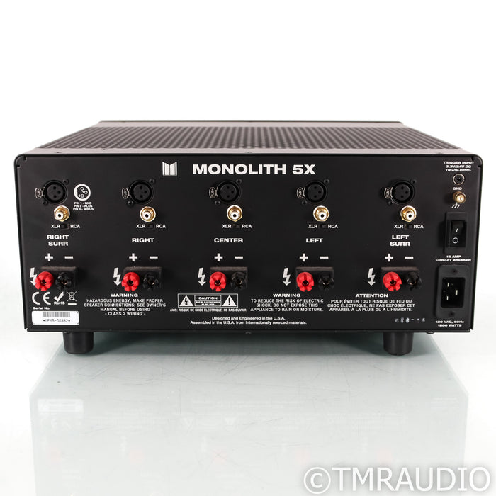 Monolith 5X Five Channel Amplifier