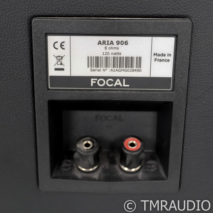 Focal Aria 906 Bookshelf Speakers; Black Pair