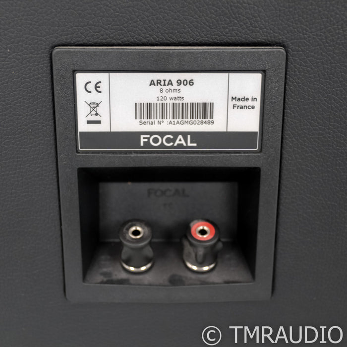 Focal Aria 906 Bookshelf Speakers; Black Pair